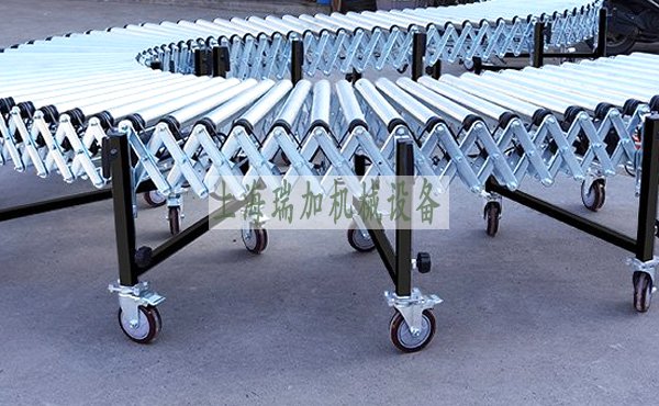 伸缩滚筒输送机
